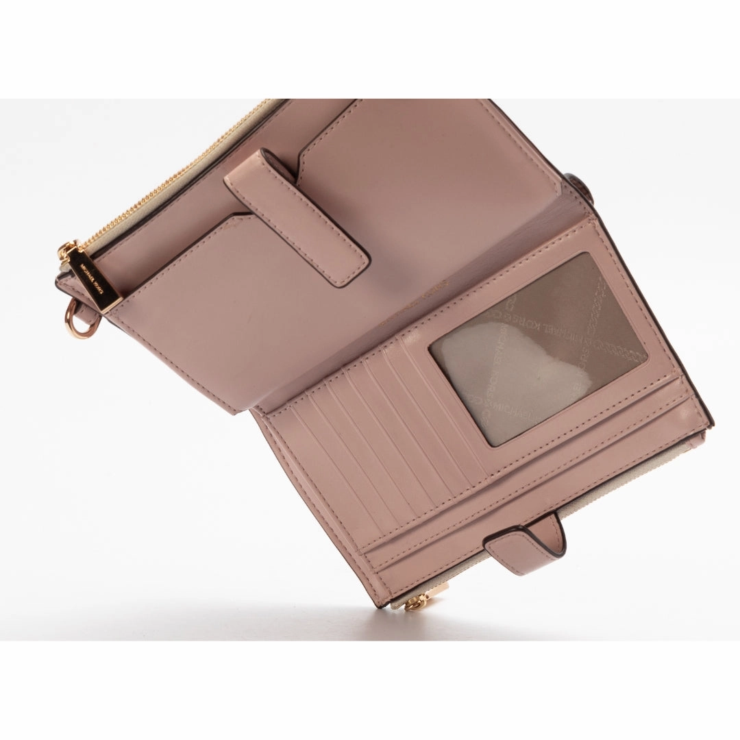 Michael Kors Signature Jet Set Medium Double Zip Wallet