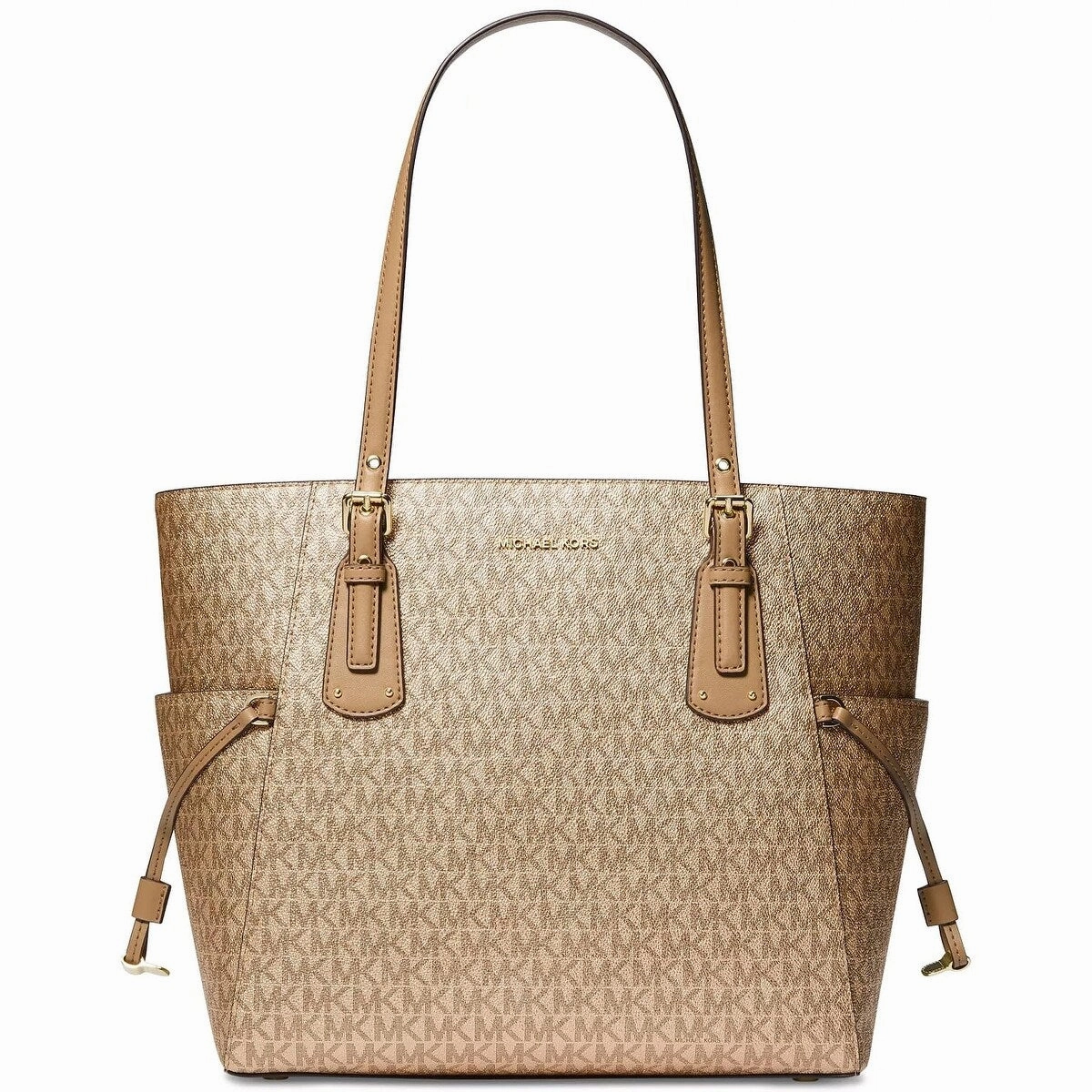 Michael Kors Voyager EastWest Signature Tote Camel