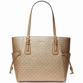 Michael Kors Voyager EastWest Signature Tote Camel