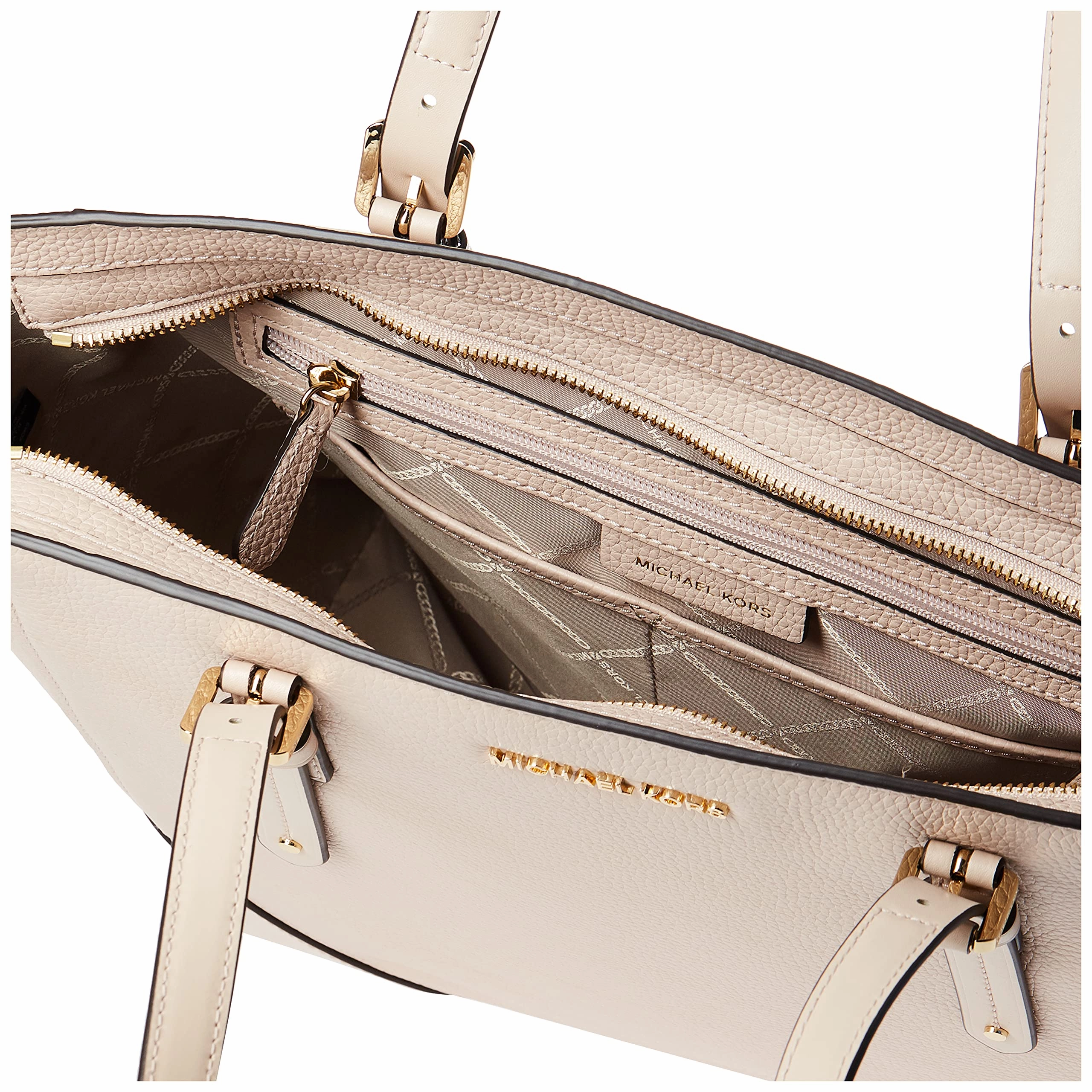 Michael Kors Women's Aria To Zi ebbled Leather Shoulder Tote Bag