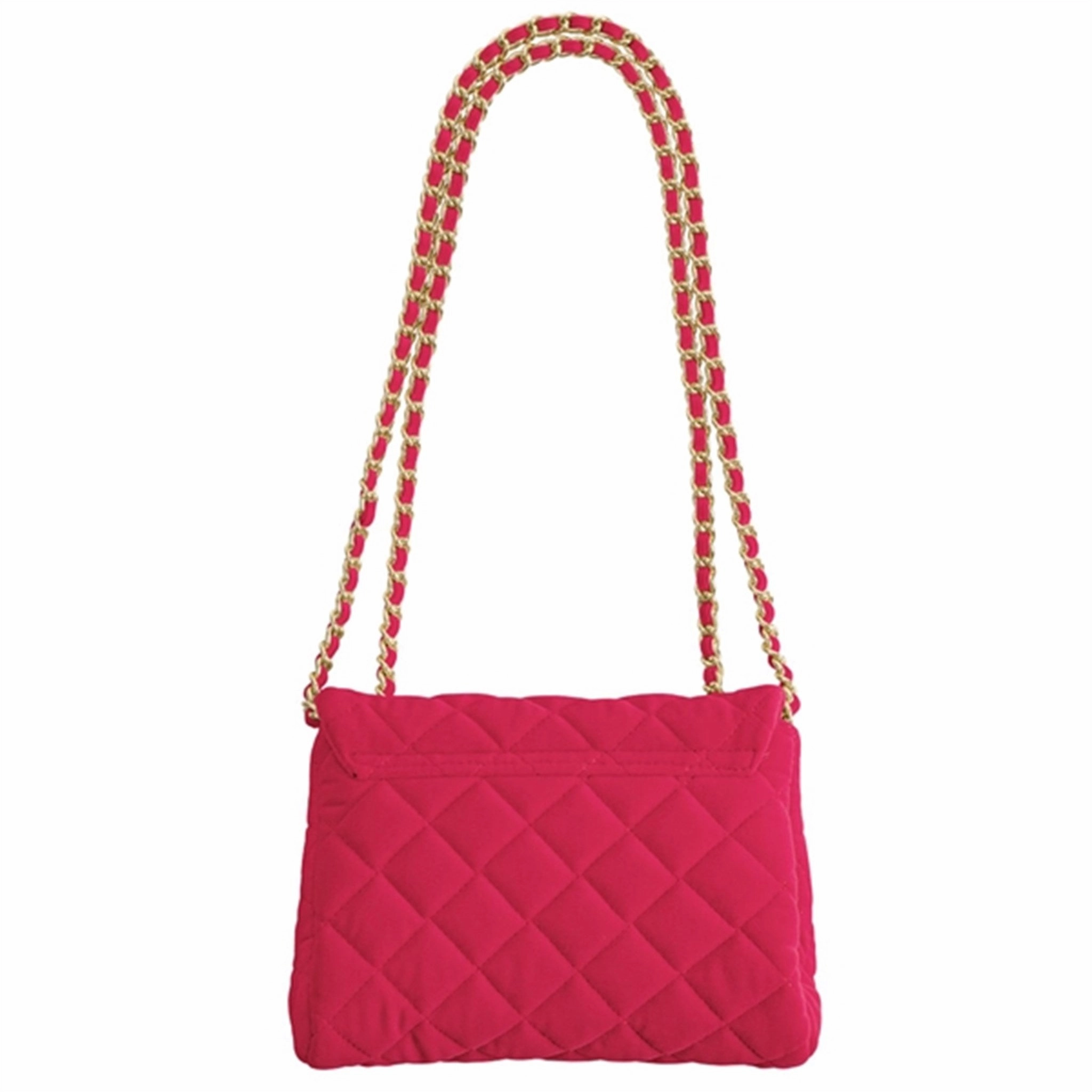 Milledeux Medium Velvet Bag Azalea Pink