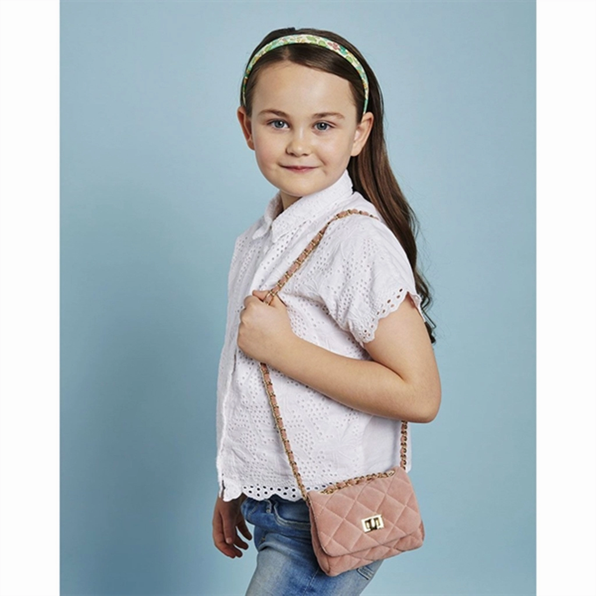 Milledeux Small Velvet Bag Antique Mauve