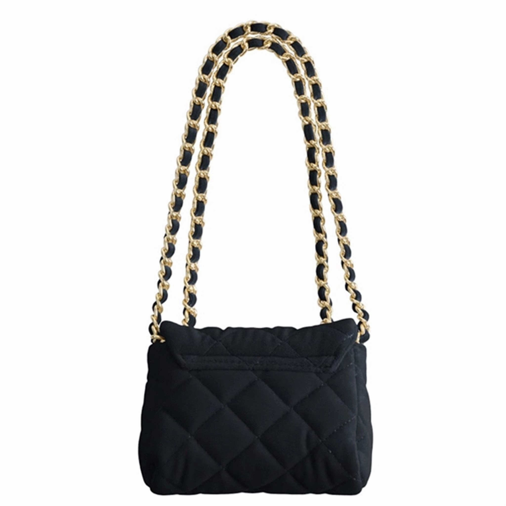 Milledeux Small Velvet Bag Black