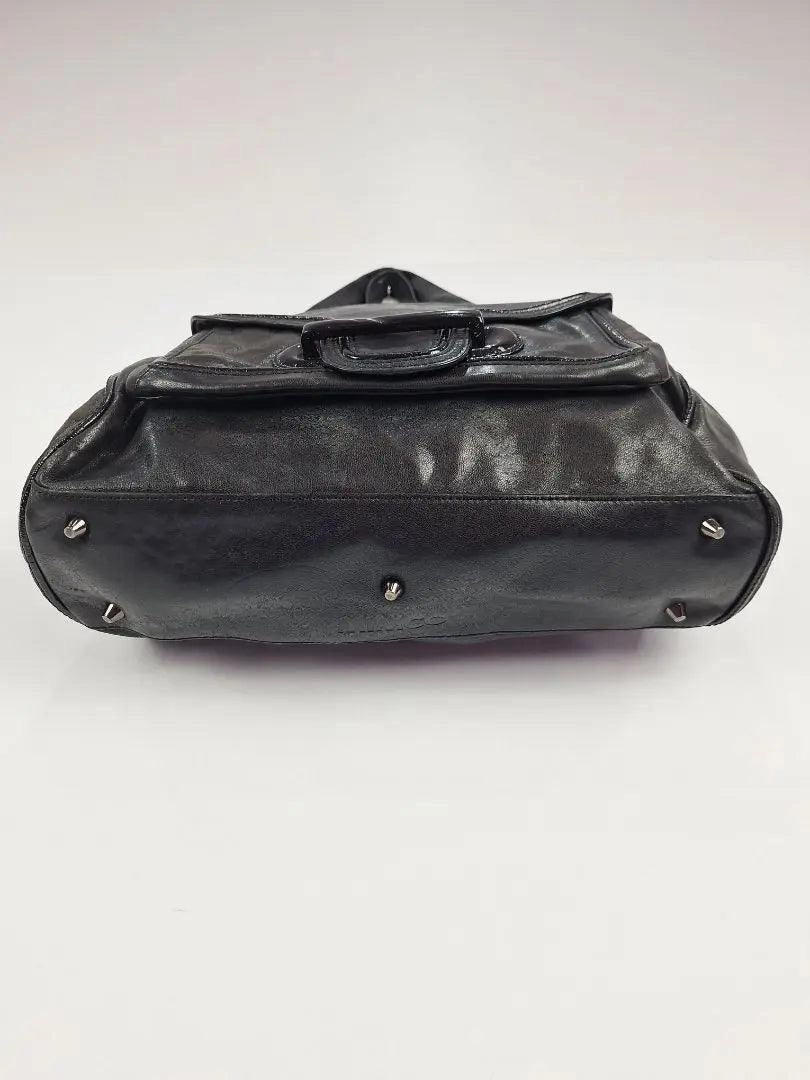 Mimco Shiny Fold Over Shoulder Bag