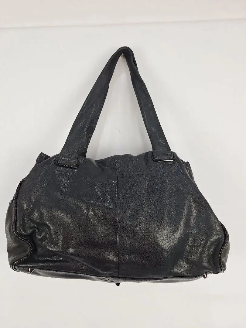 Mimco Shiny Fold Over Shoulder Bag