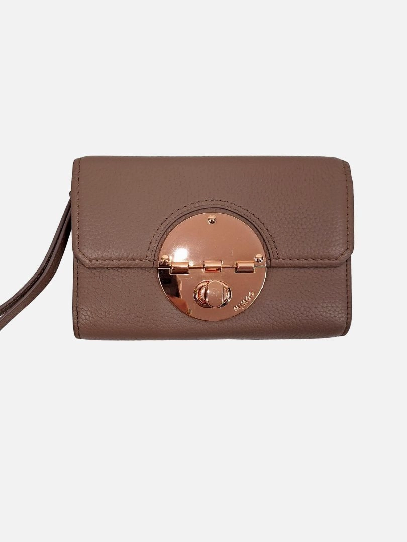 Mimco Turnlock Rose Gold Wallet Wristlet