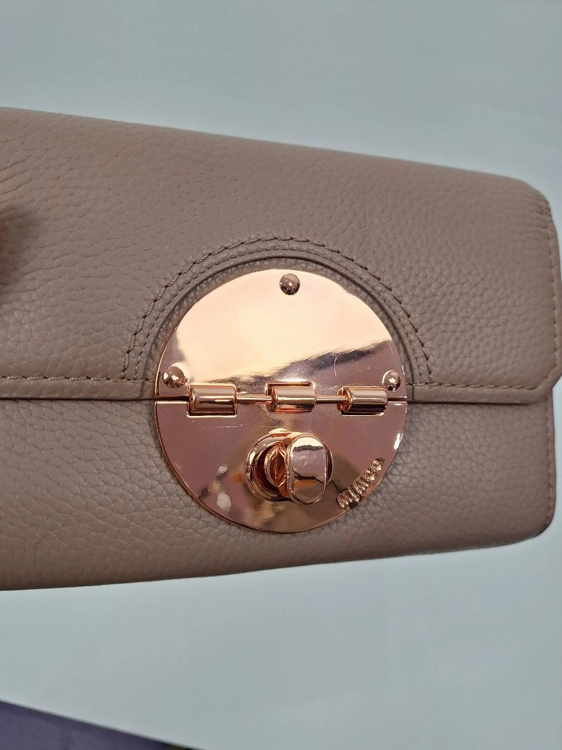 Mimco Turnlock Rose Gold Wallet Wristlet