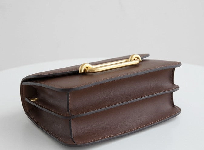 Minimalist Leather Womens Stylish Small Crossbody Purse Shoulder Bag for Women