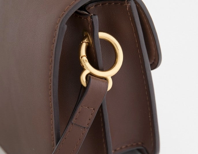 Minimalist Leather Womens Stylish Small Crossbody Purse Shoulder Bag for Women