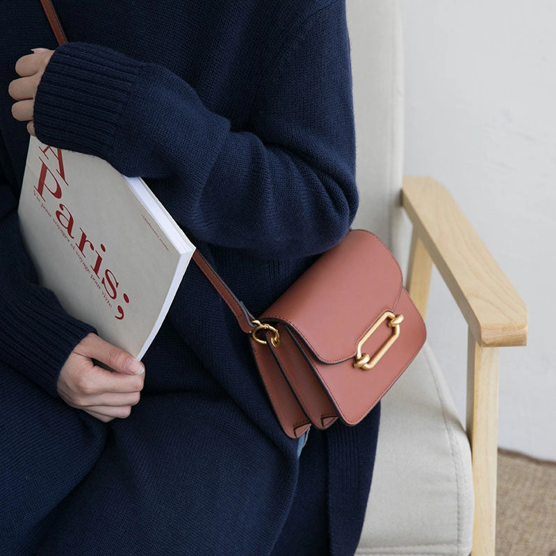 Minimalist Leather Womens Stylish Small Crossbody Purse Shoulder Bag for Women