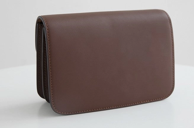 Minimalist Leather Womens Stylish Small Crossbody Purse Shoulder Bag for Women