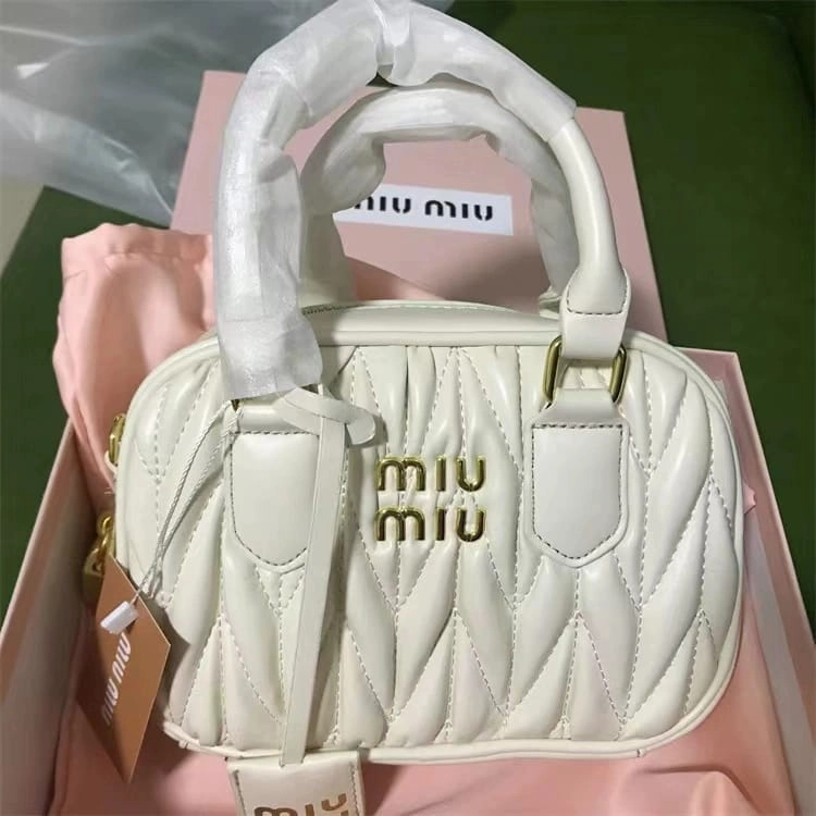 Miu Miu Arcadie quilted nappa leather Mini-Bag 1010