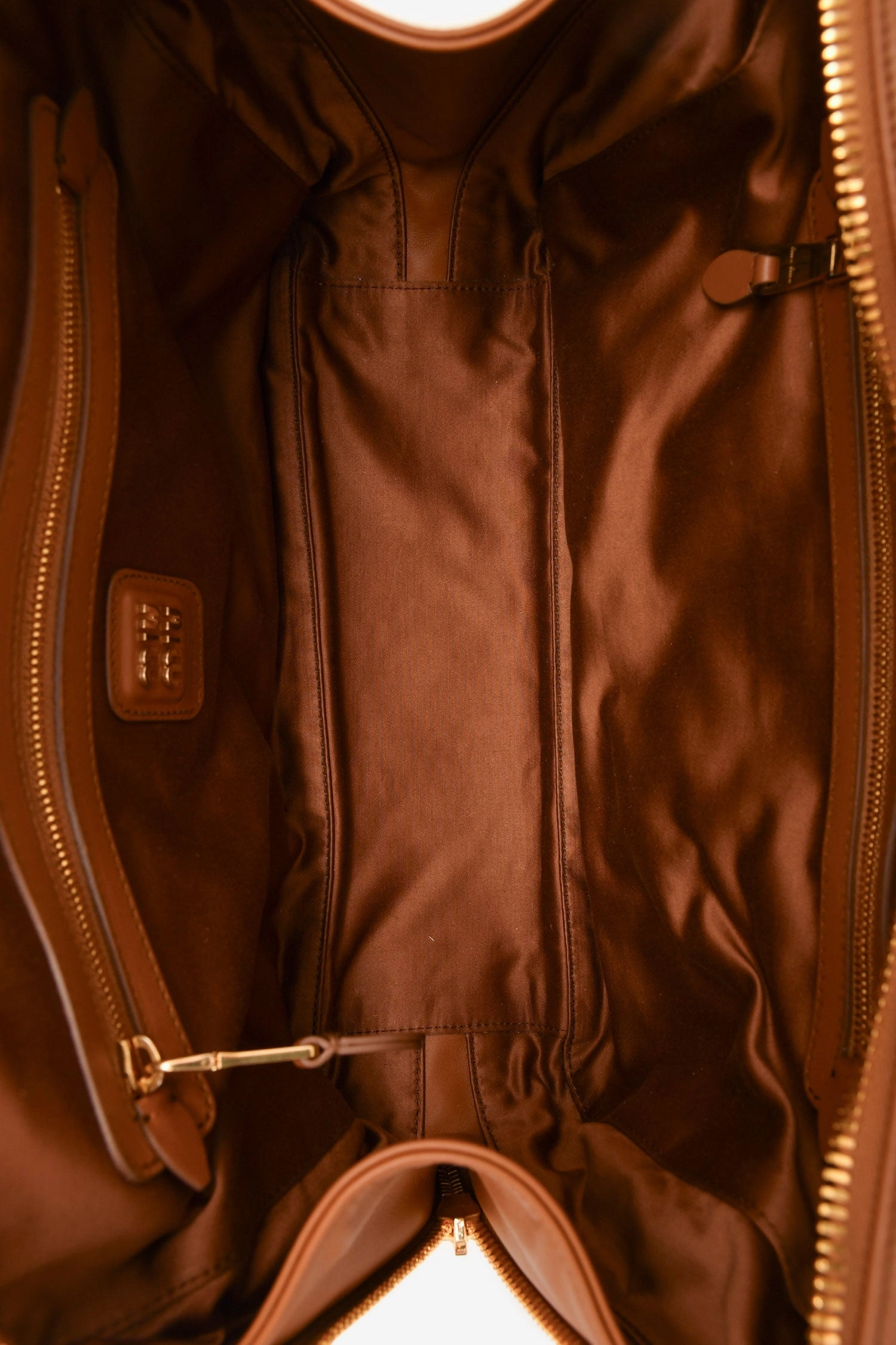 Miu Miu Brown Leather Beau Bag