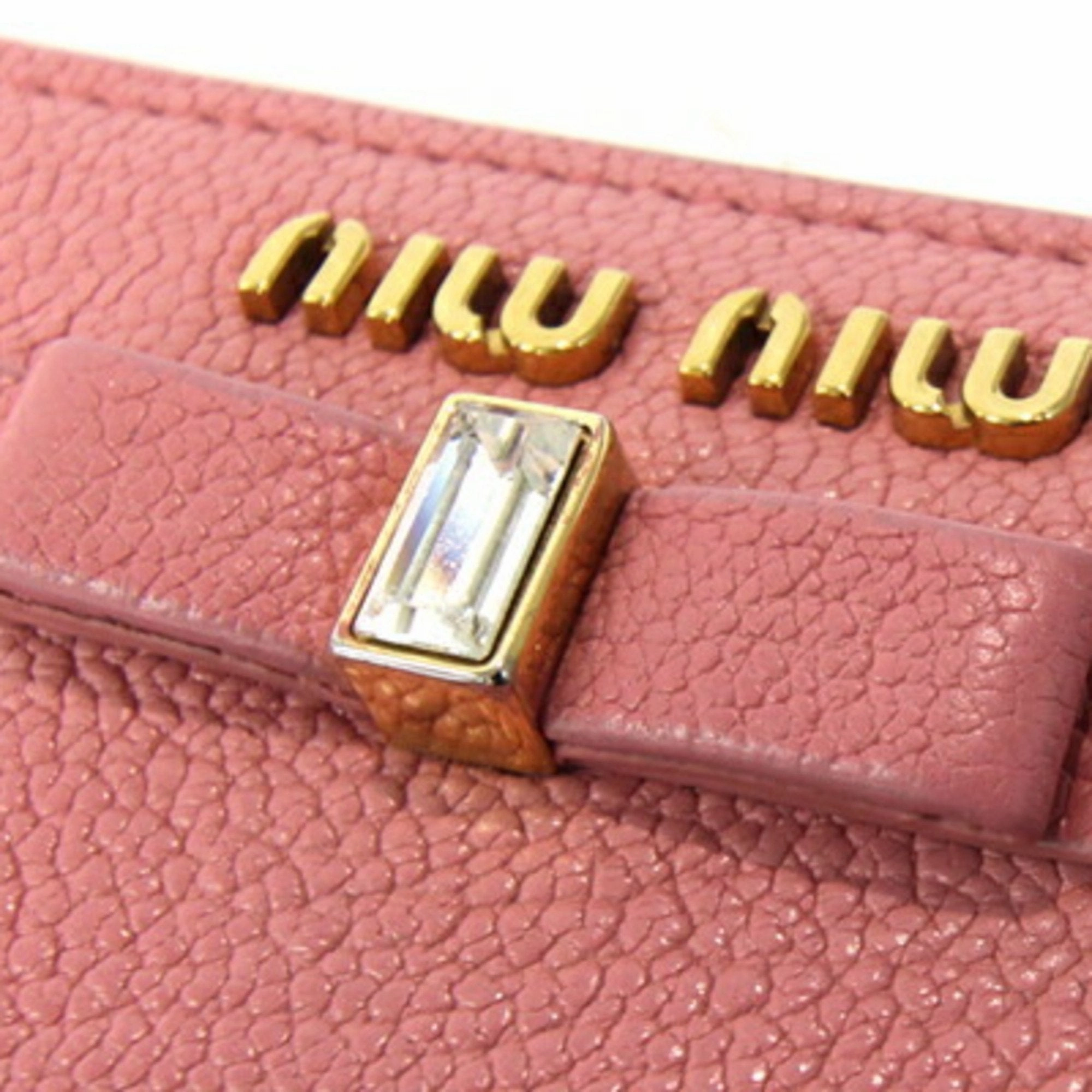 Miu Miu Leather Wallet (Bi-Fold) (Pre-Owned)