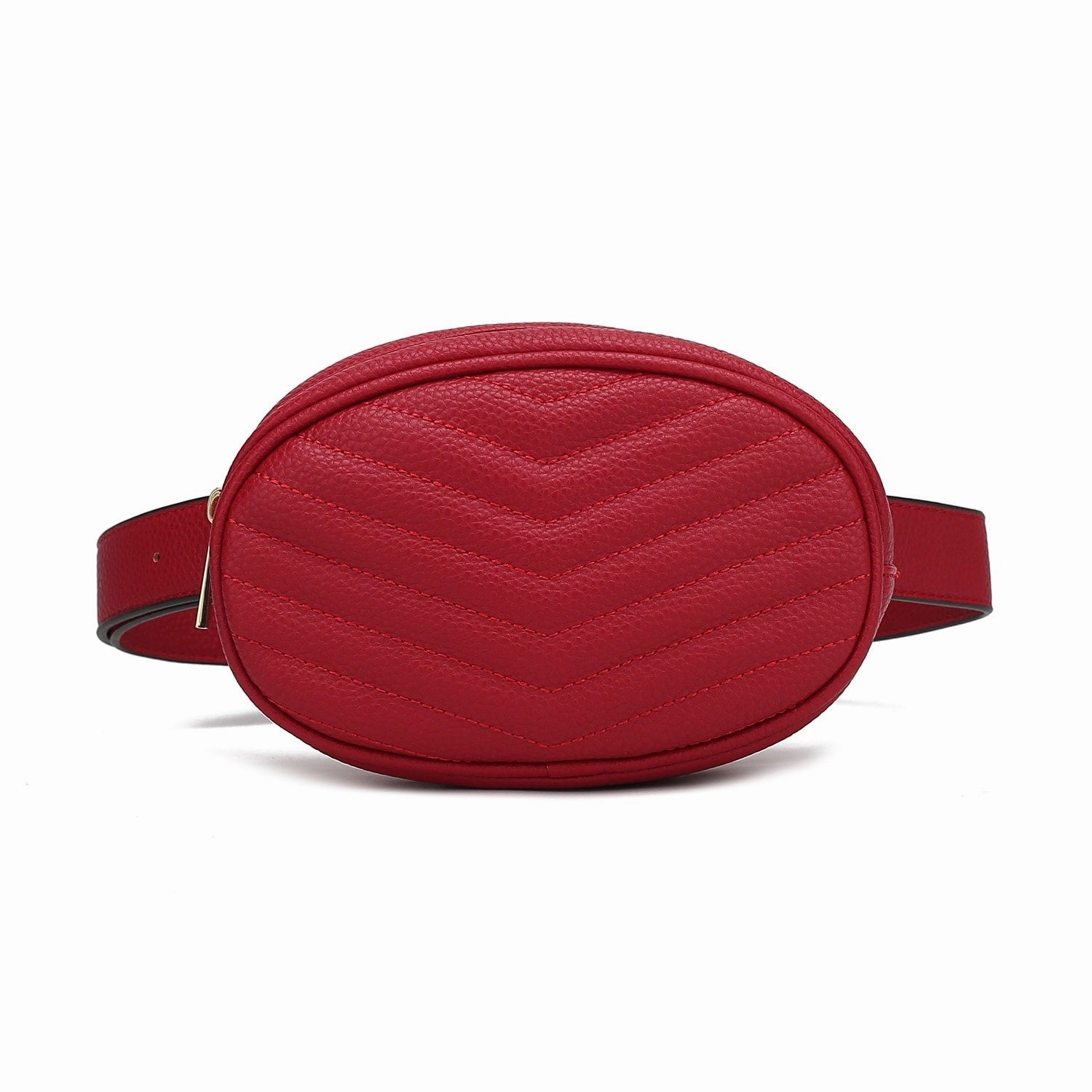 MKF Collection Fatima Quilted Chevron Women's Belt Bag by Mia K.