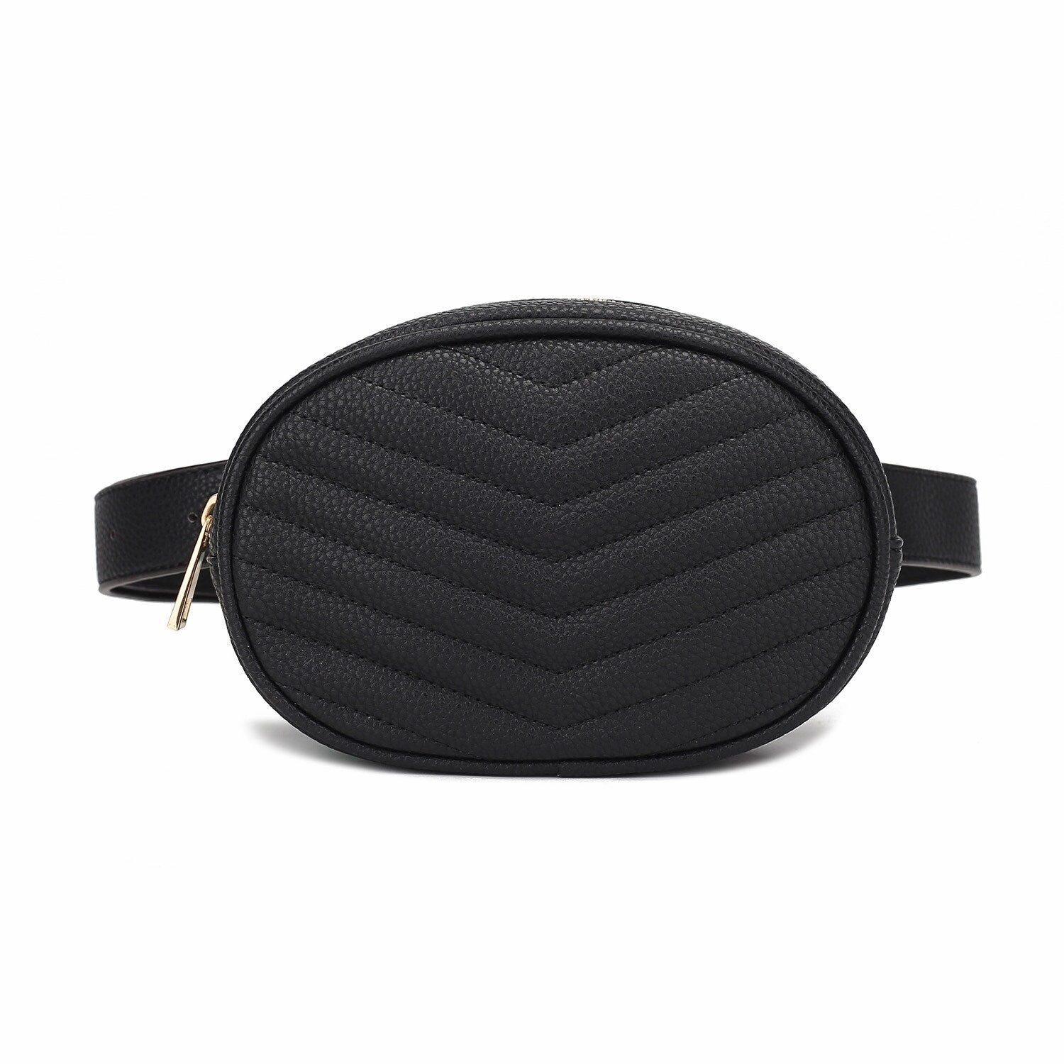 MKF Collection Fatima Quilted Chevron Women's Belt Bag by Mia K.