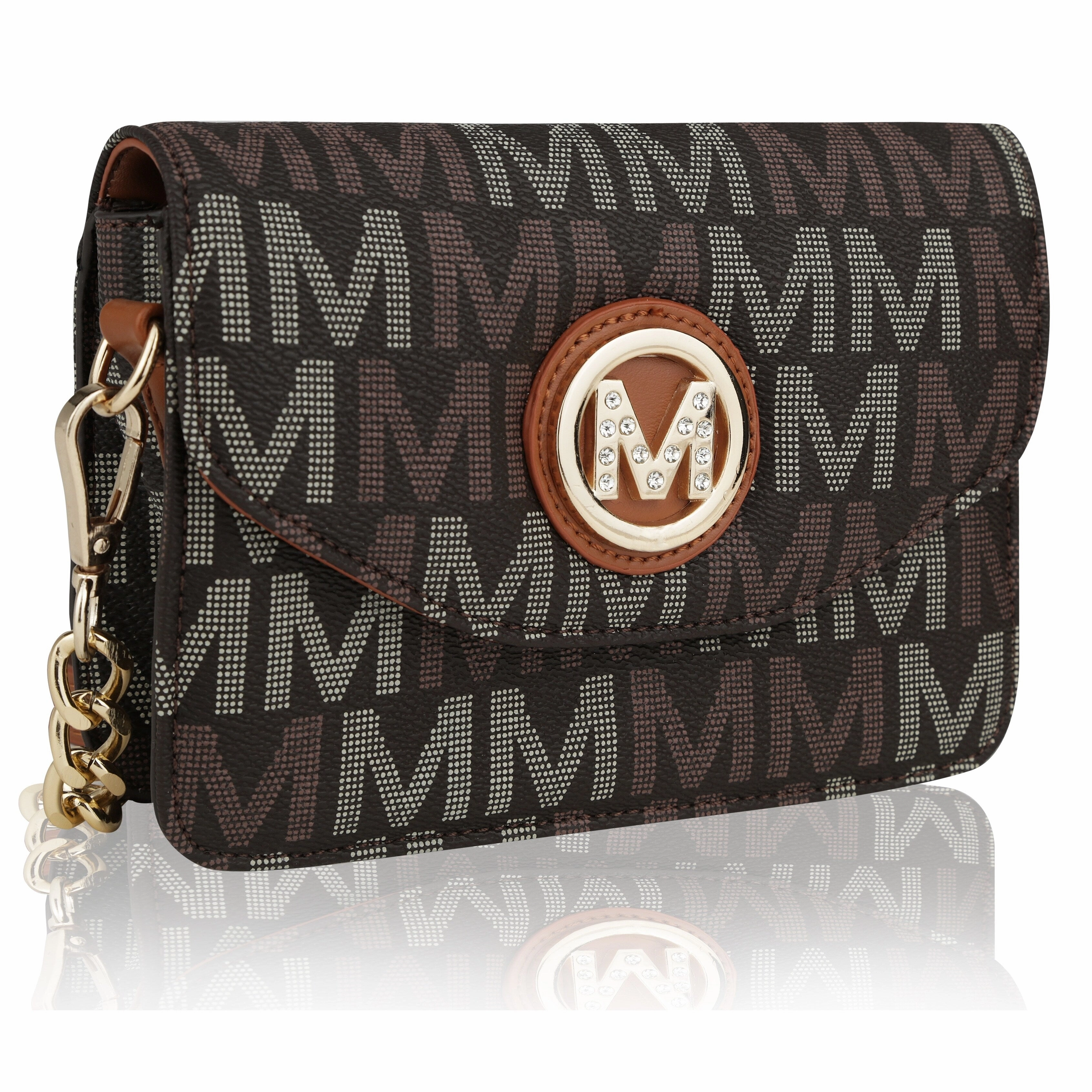 MKF Collection Ferrara M Signature Crossbody Bag by Mia K.