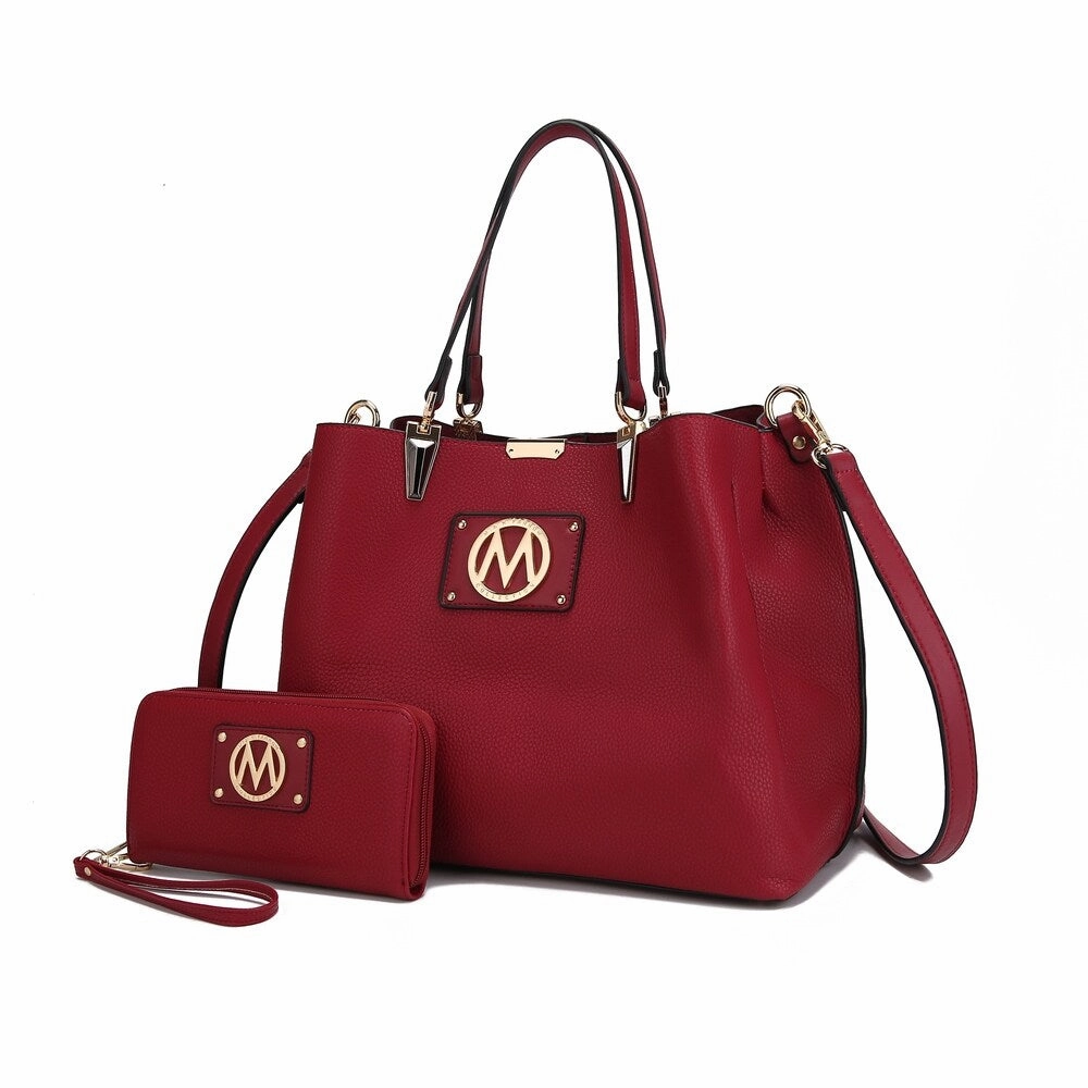 MKF Collection Kane Satchel with Wallet by Mia K.
