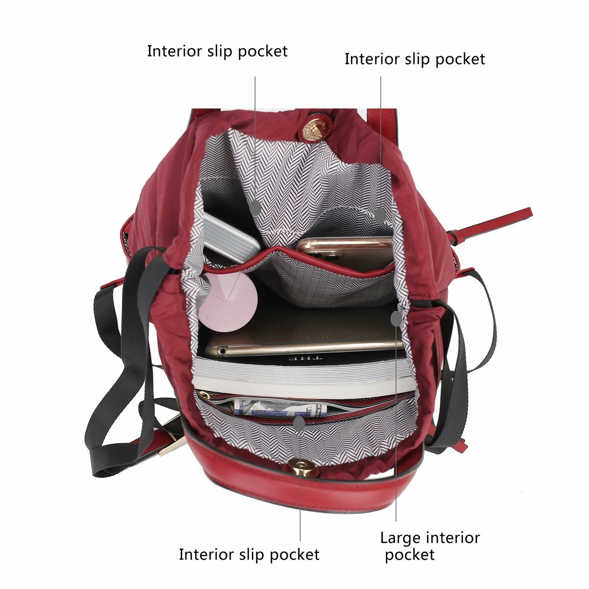 MKF Collection Lexi Packable Backpack by Mia K.
