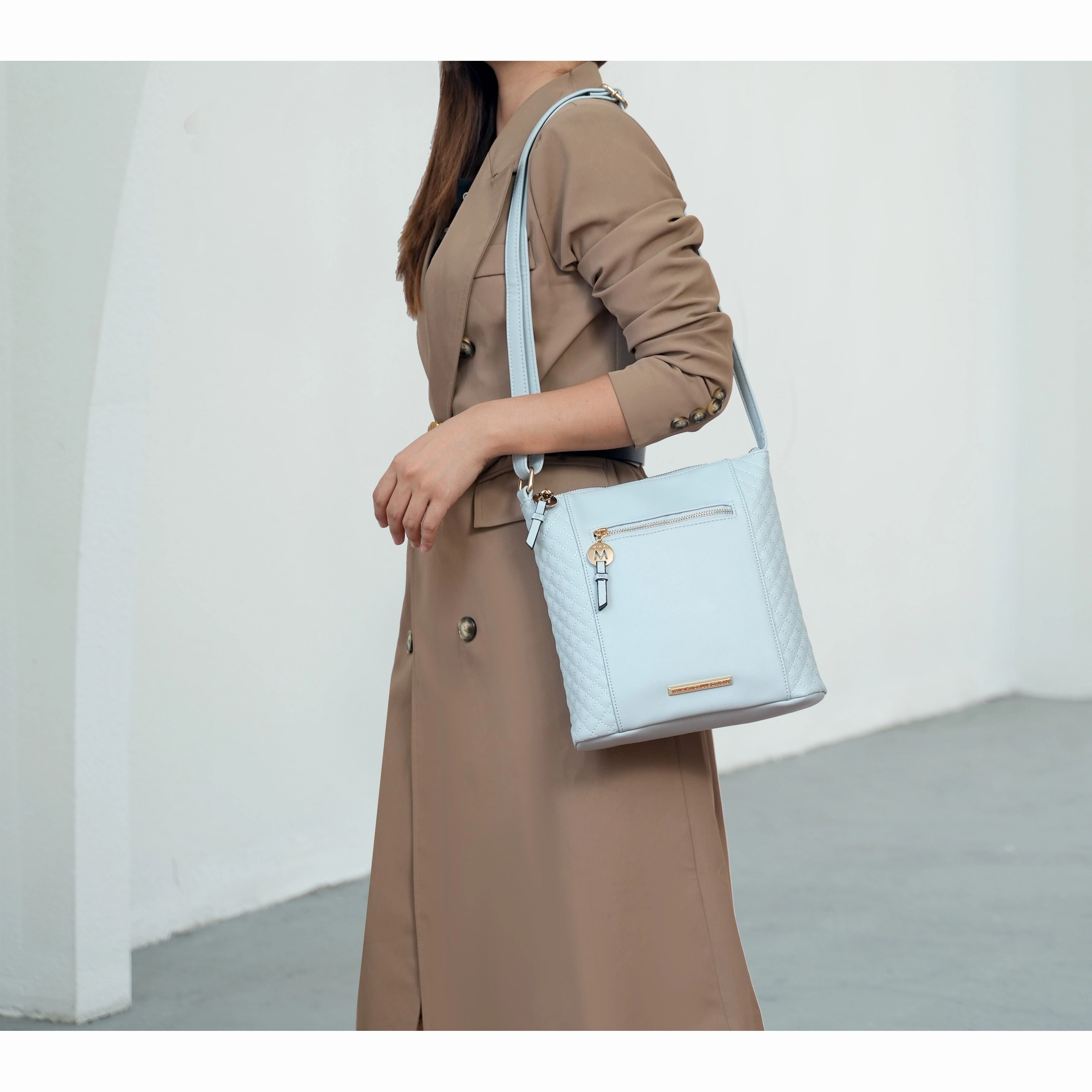 MKF Collection Miranda Vegan Leather Women's Crossbody Bag by Mia K