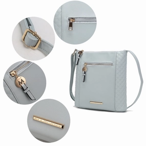 MKF Collection Miranda Vegan Leather Women's Crossbody Bag by Mia K