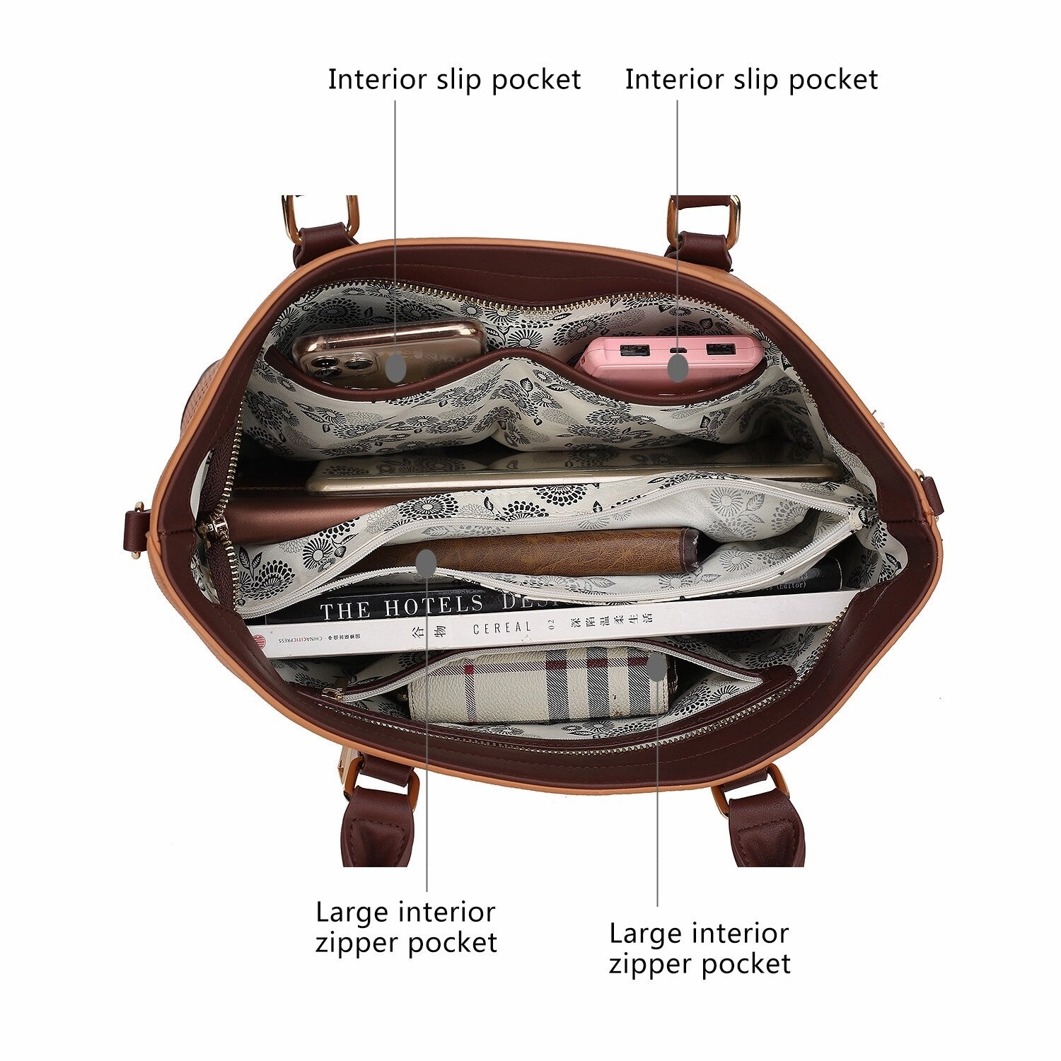 MKF Collection Spiral Designer Handbag by Mia K.