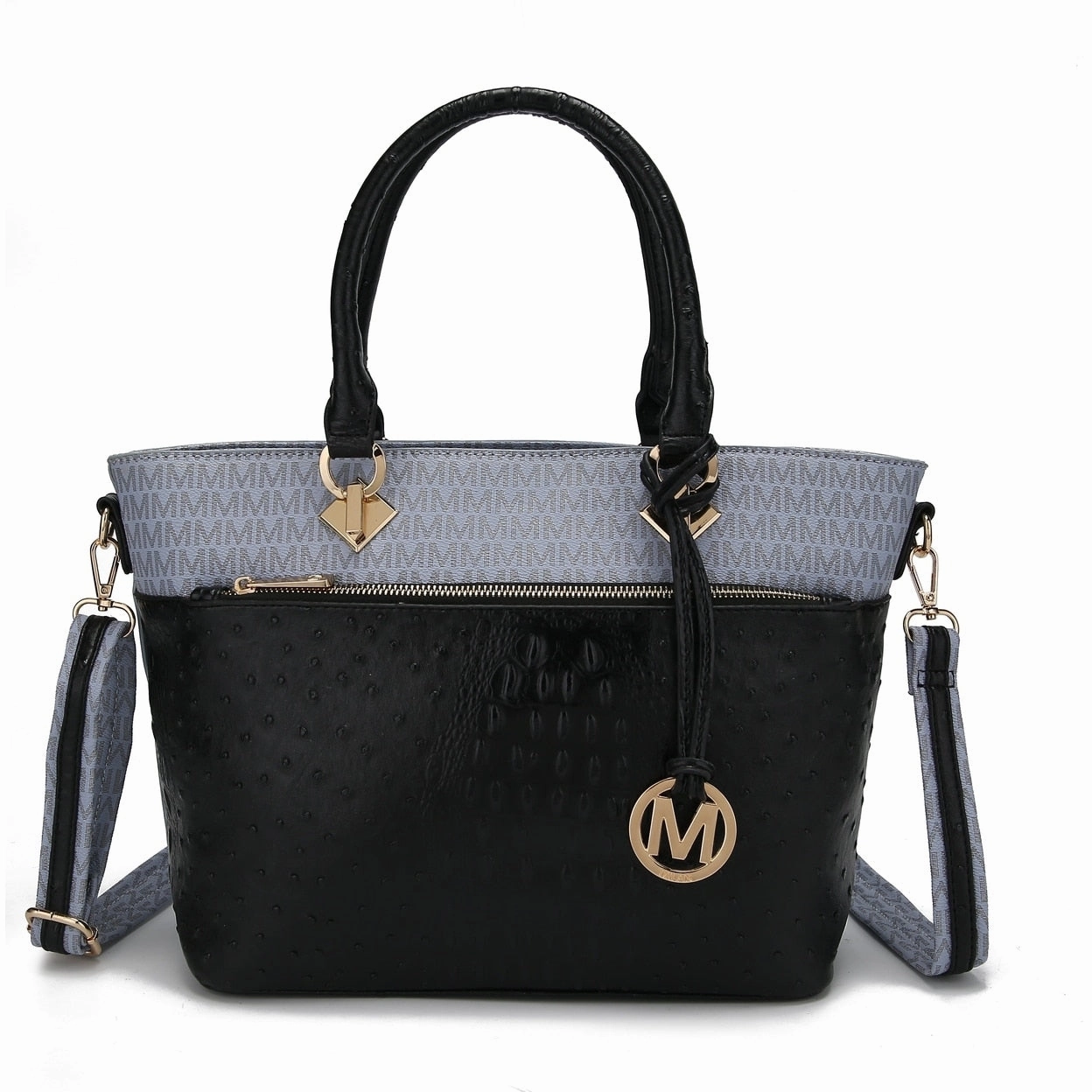Mkfcollection Grace Signature Tote Bag Vegan Leather Designer Handbag