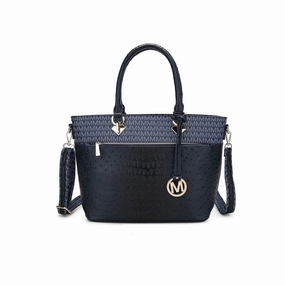 Mkfcollection Grace Signature Tote Bag Vegan Leather Designer Handbag