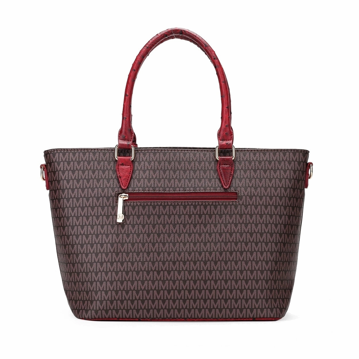 Mkfcollection Grace Signature Tote Bag Vegan Leather Designer Handbag