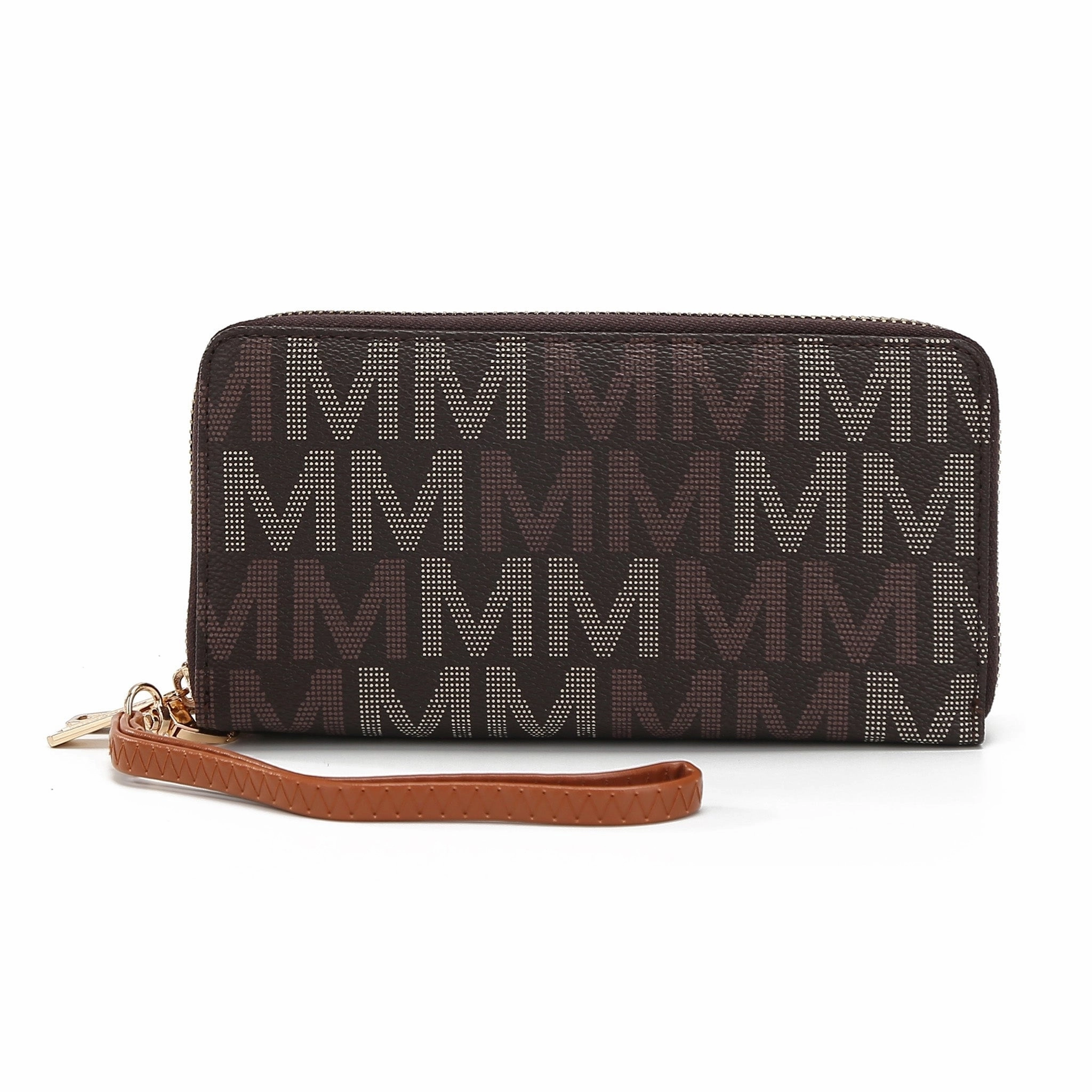 Mkfcollection Hofstra Signature Wallet Vegan Leather Designer Handbag
