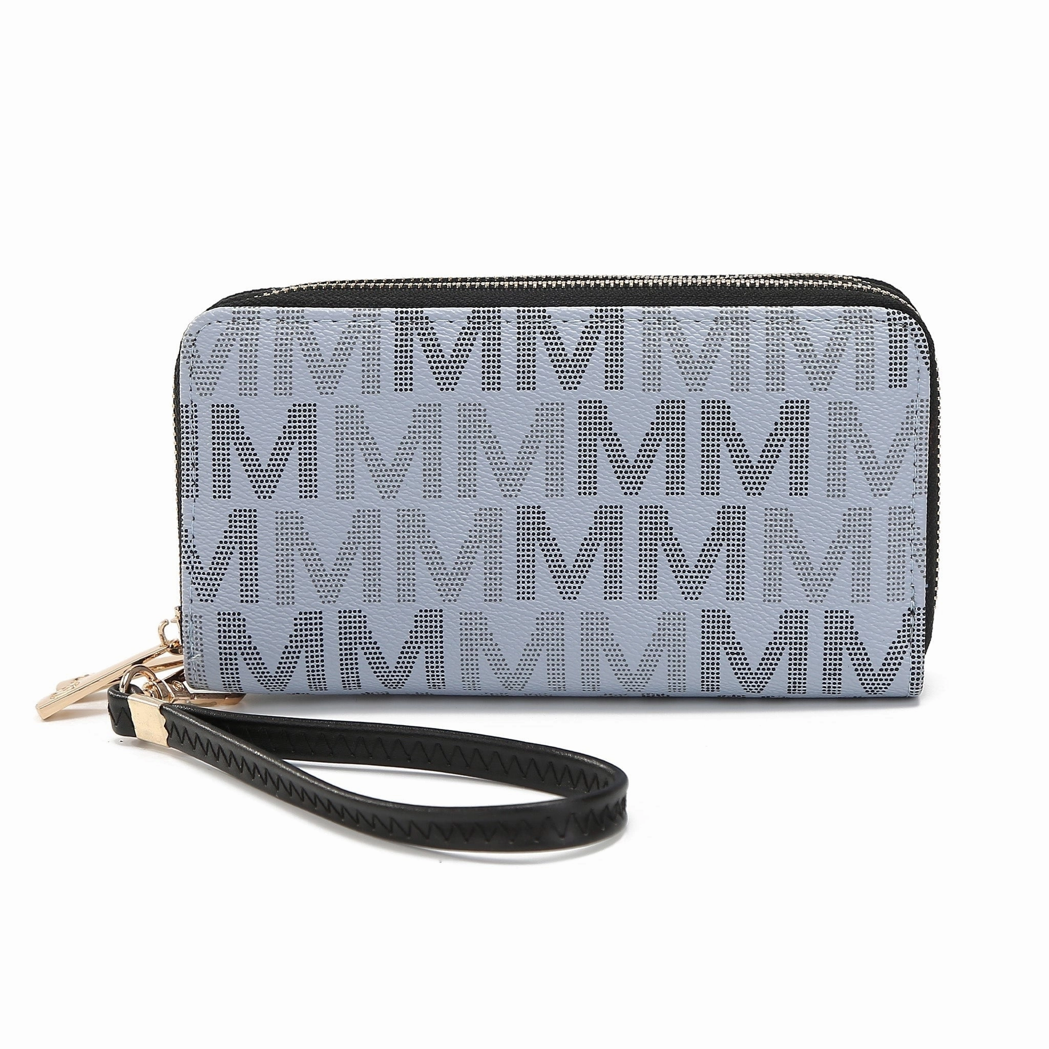 Mkfcollection Hofstra Signature Wallet Vegan Leather Designer Handbag