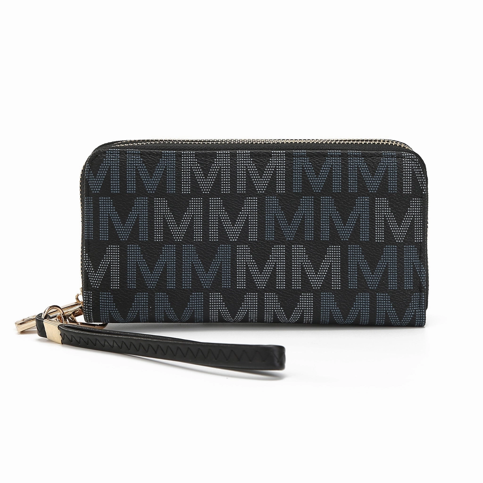 Mkfcollection Hofstra Signature Wallet Vegan Leather Designer Handbag