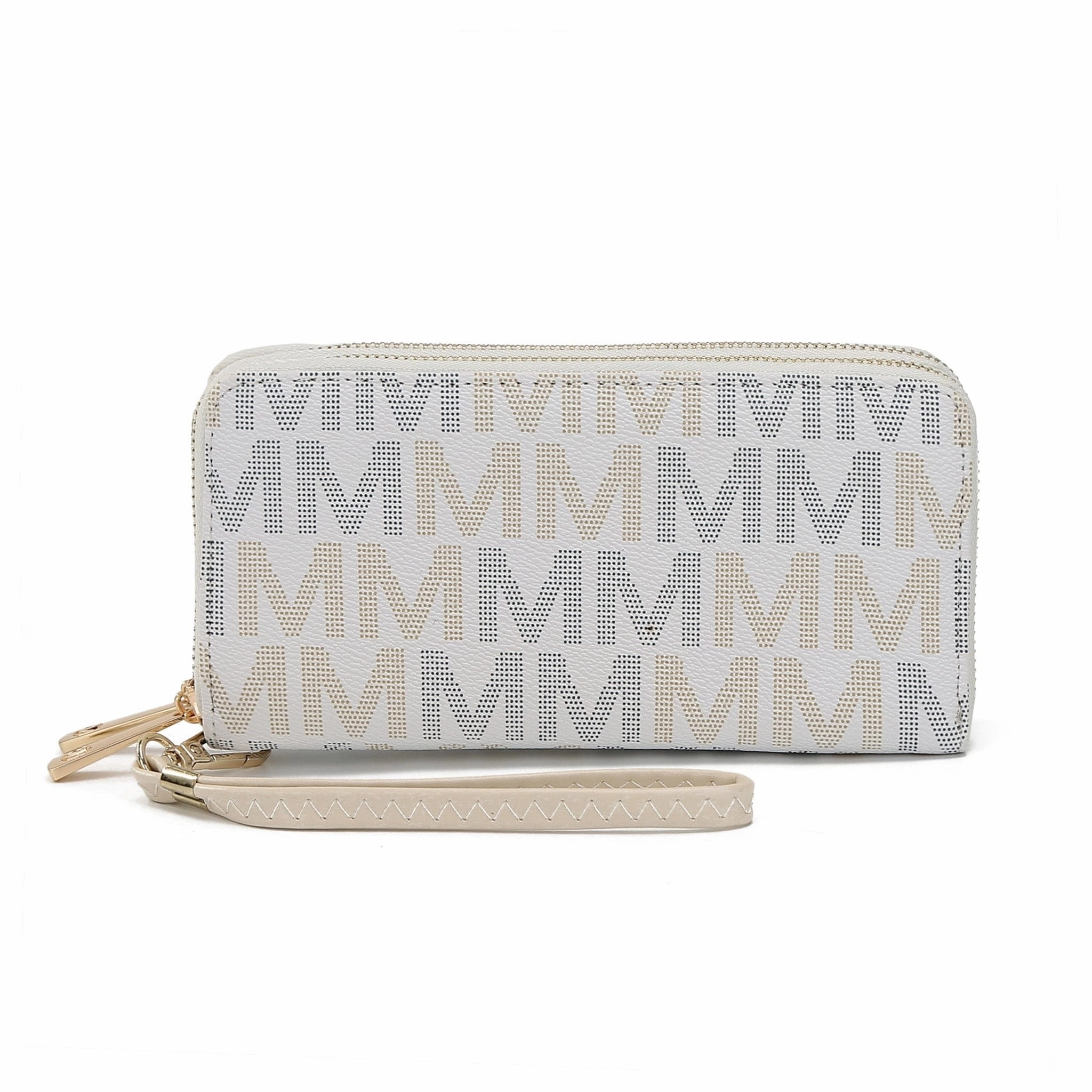 Mkfcollection Hofstra Signature Wallet Vegan Leather Designer Handbag