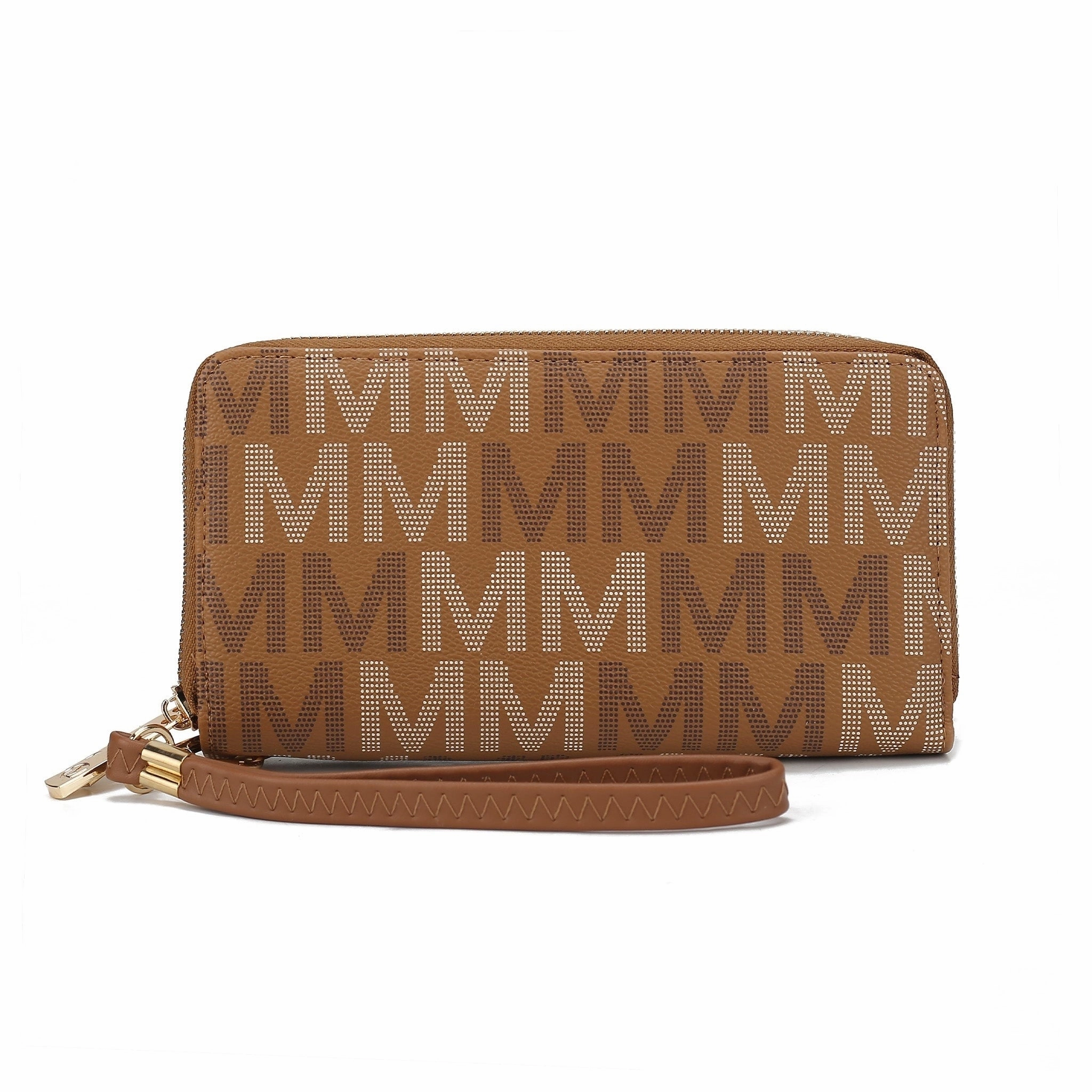 Mkfcollection Hofstra Signature Wallet Vegan Leather Designer Handbag