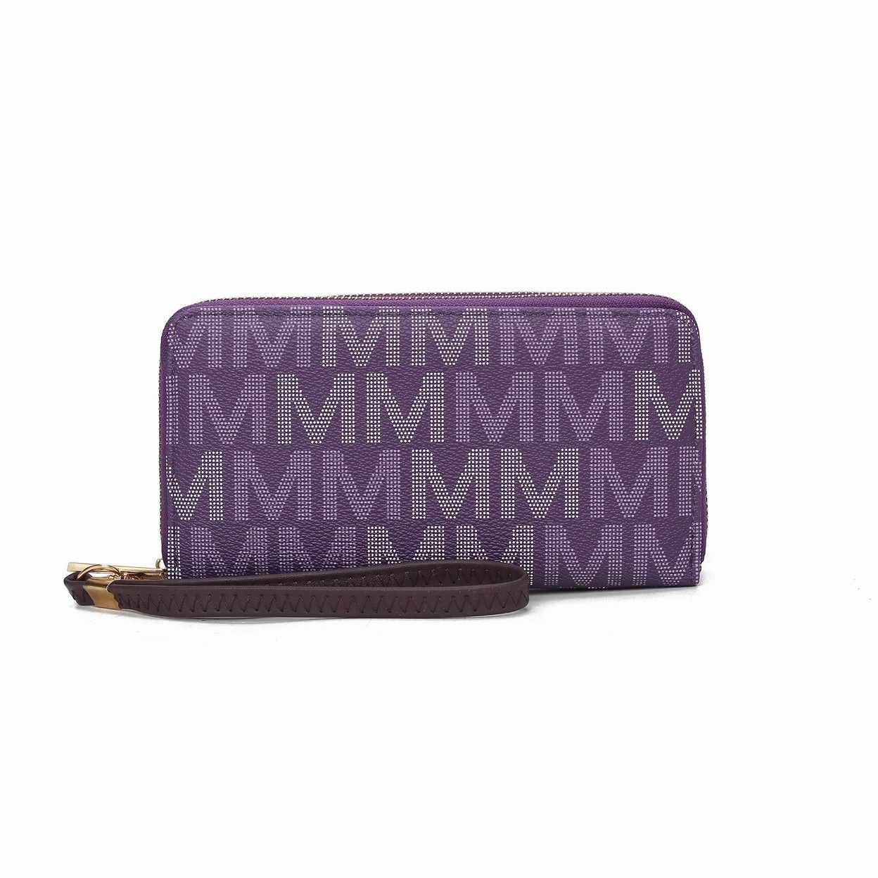 Mkfcollection Hofstra Signature Wallet Vegan Leather Designer Handbag
