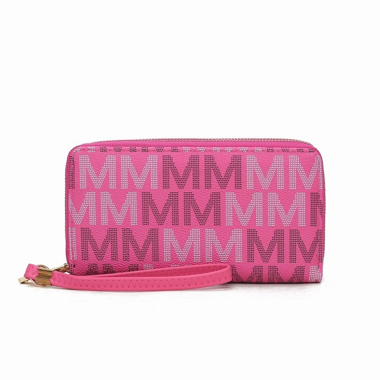 Mkfcollection Hofstra Signature Wallet Vegan Leather Designer Handbag