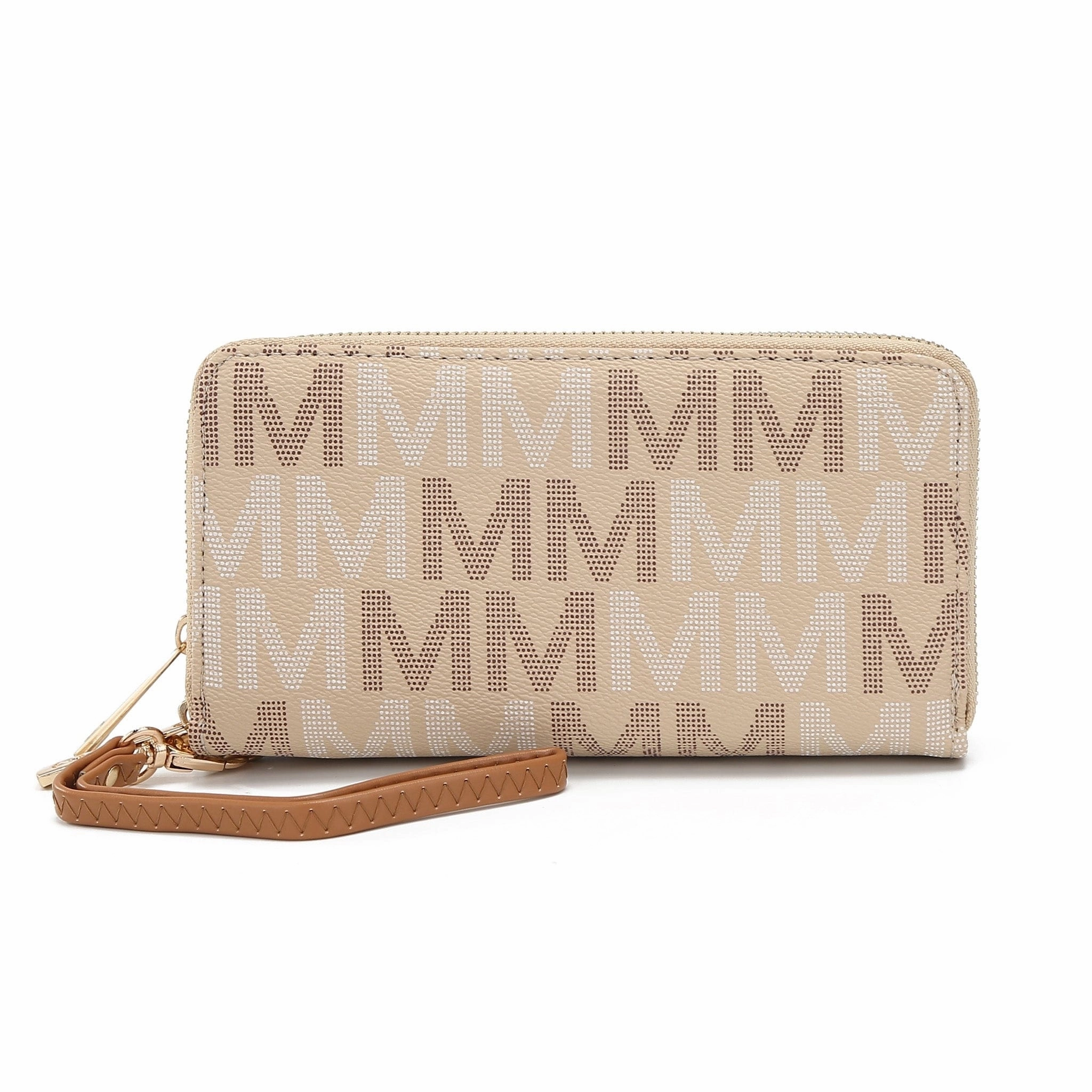 Mkfcollection Hofstra Signature Wallet Vegan Leather Designer Handbag