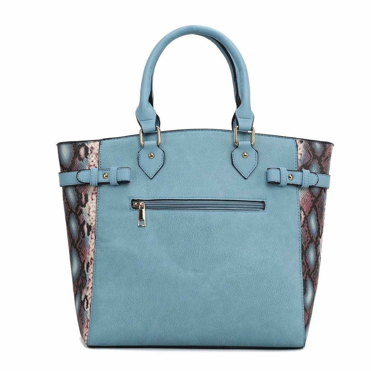 Mkfcollection Joelle Tote Bag With Wallet Vegan Leather Designer Handbag