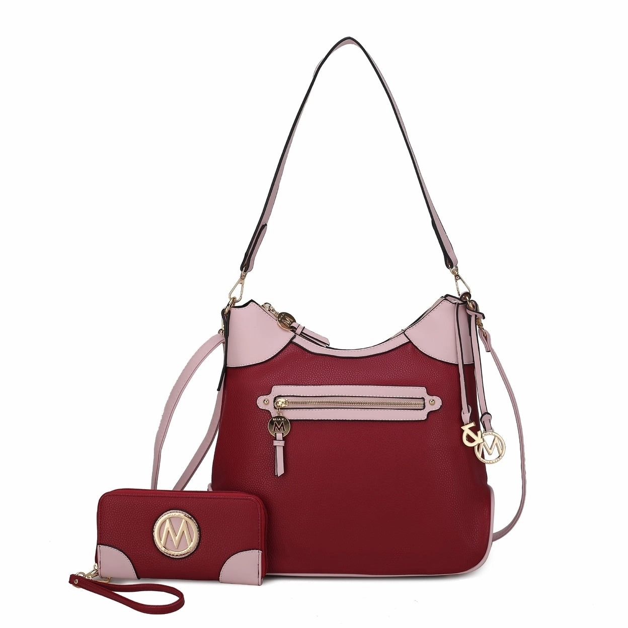 Mkfcollection Josie Shoulder Bag Vegan Leather Designer Handbag