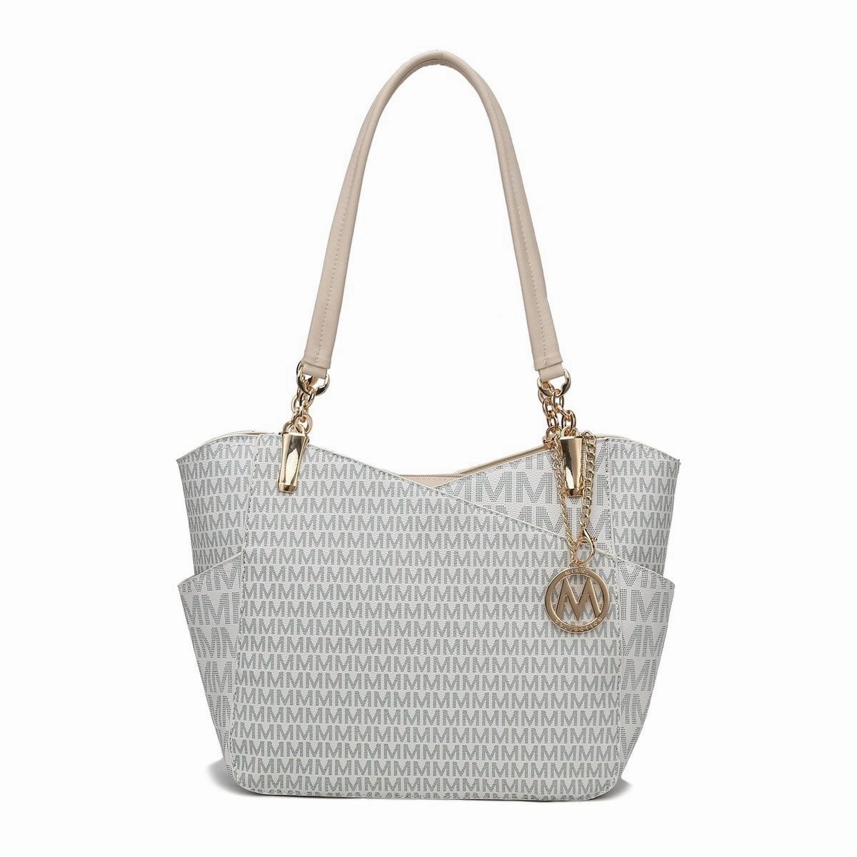 Mkfcollection Jules Signature Tote Bag Vegan Leather Designer Handbag