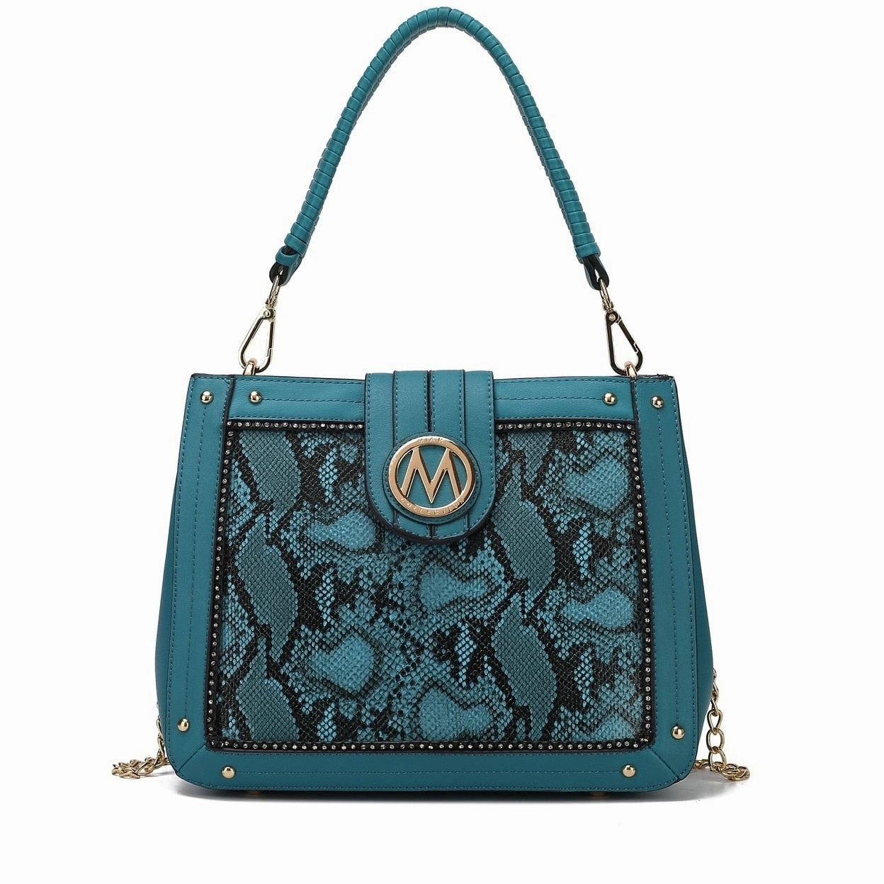 Mkfcollection Kamala Shoulder Bag Vegan Leather Designer Handbag