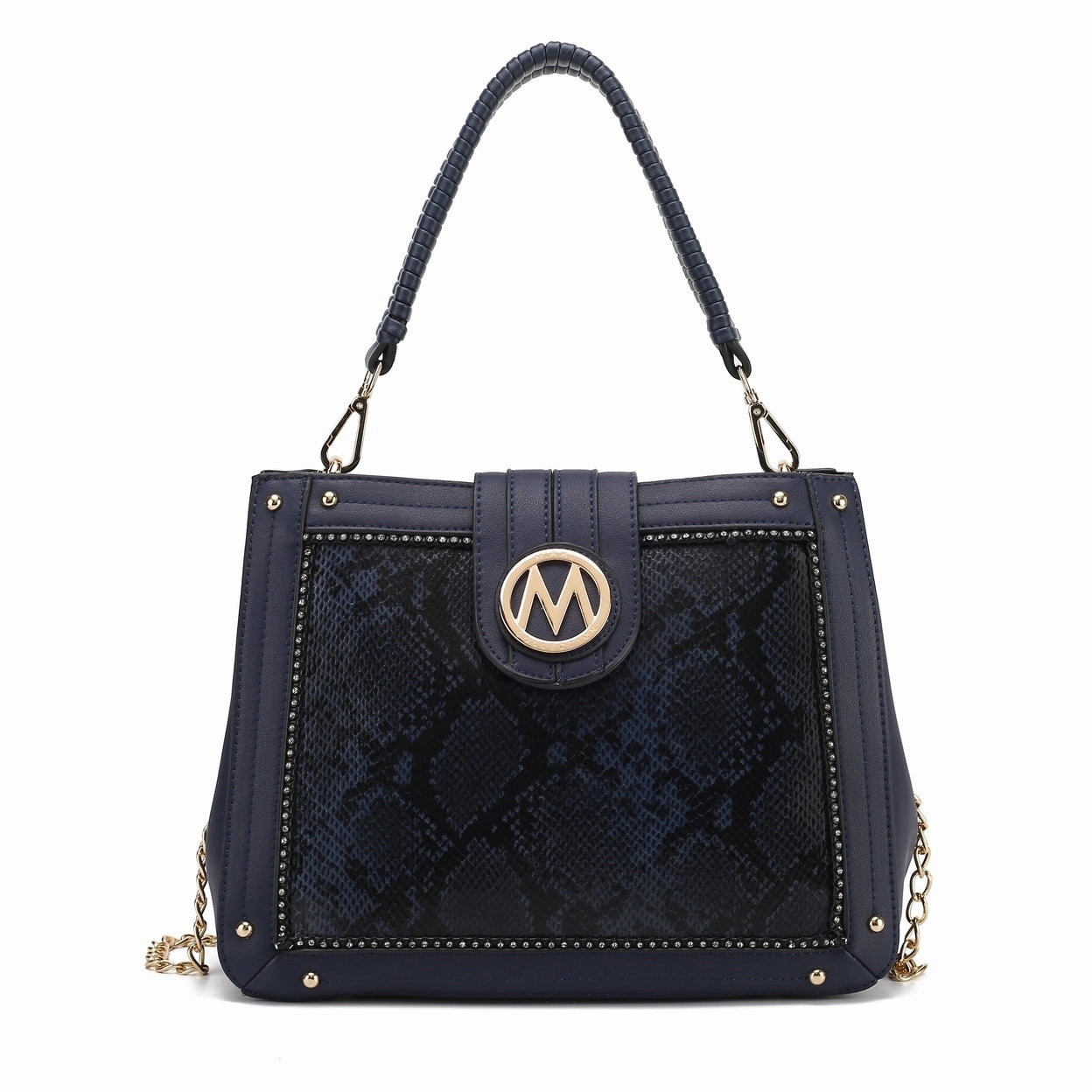 Mkfcollection Kamala Shoulder Bag Vegan Leather Designer Handbag