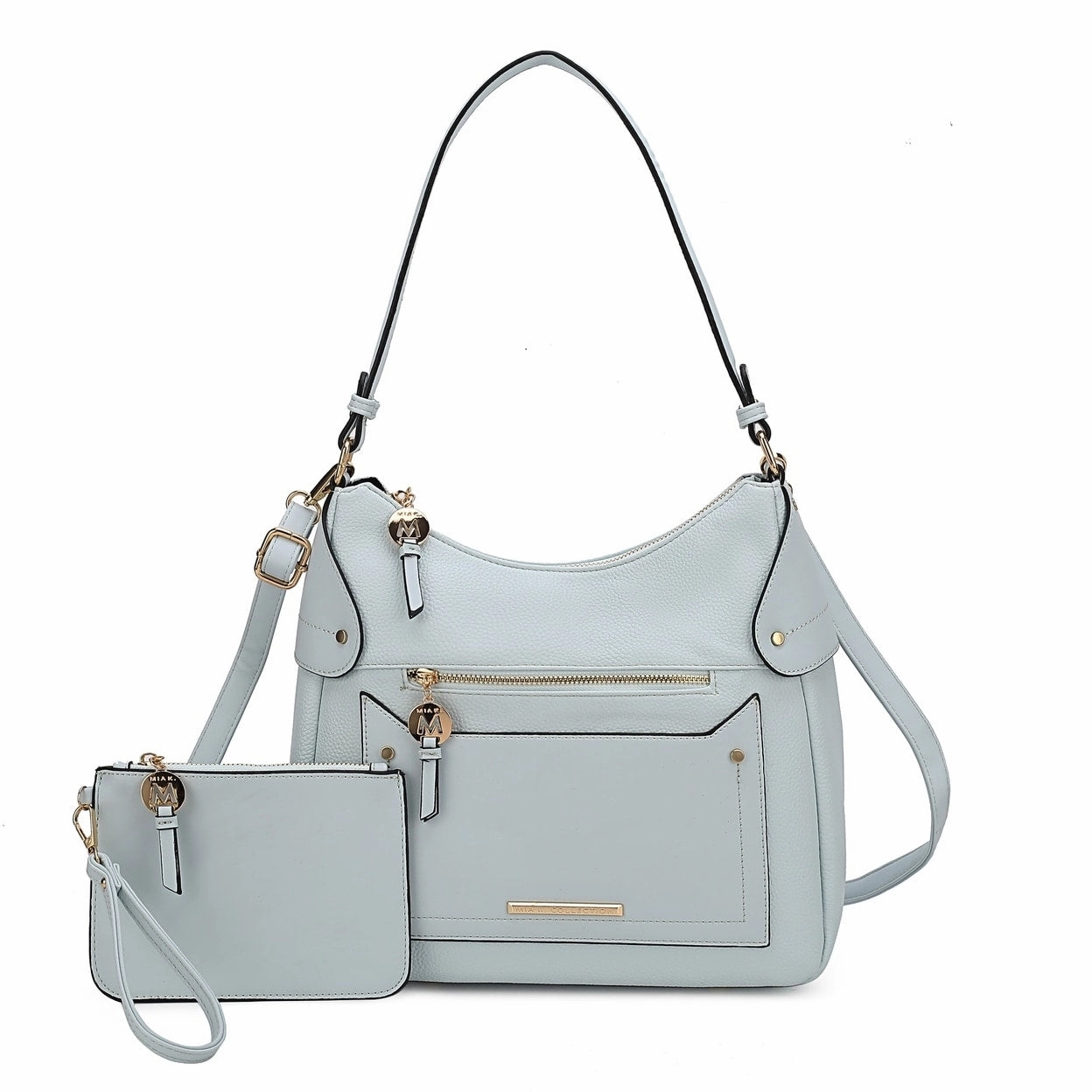 Mkfcollection Maeve Shoulder Bag And Set Vegan Leather Designer Handbag