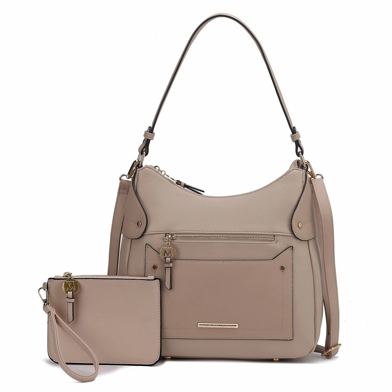 Mkfcollection Maeve Shoulder Bag And Set Vegan Leather Designer Handbag