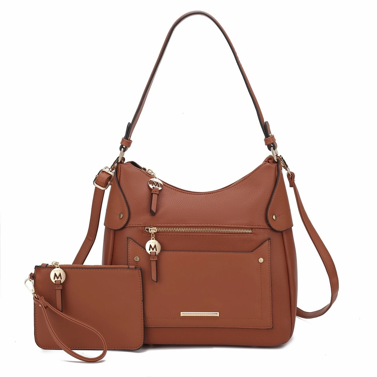 Mkfcollection Maeve Shoulder Bag And Set Vegan Leather Designer Handbag