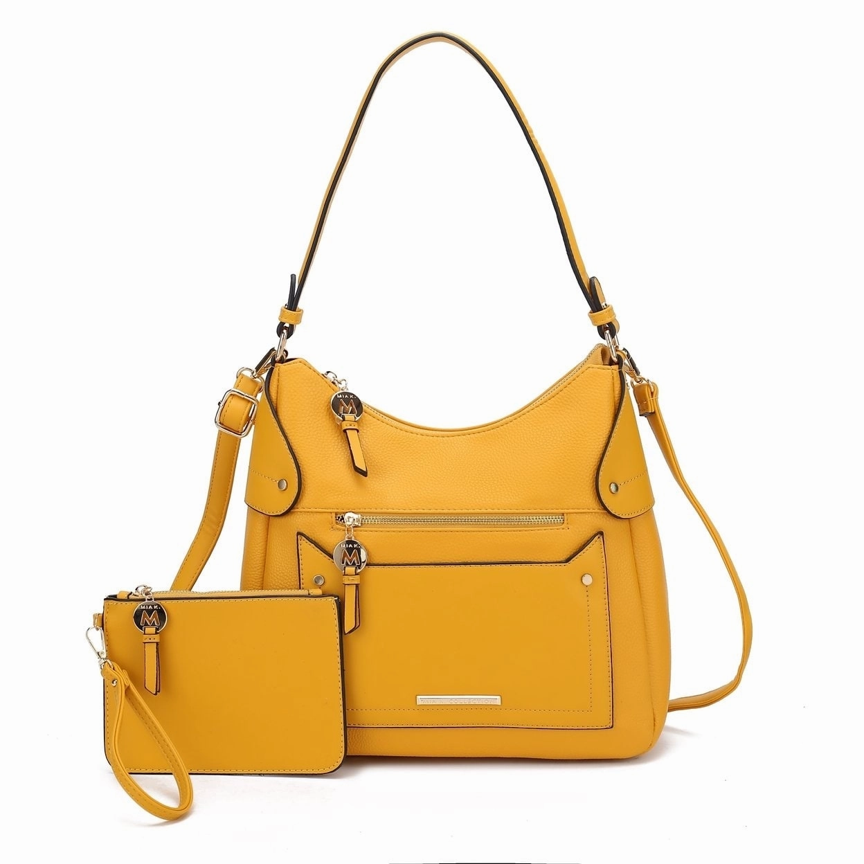 Mkfcollection Maeve Shoulder Bag And Set Vegan Leather Designer Handbag