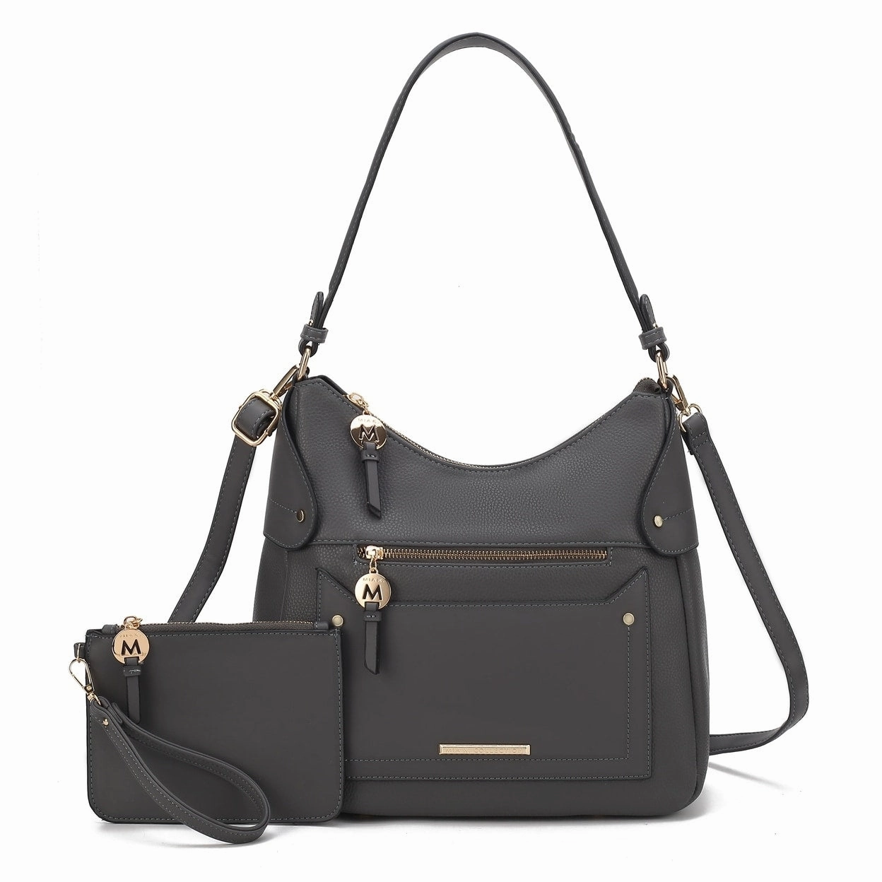 Mkfcollection Maeve Shoulder Bag And Set Vegan Leather Designer Handbag