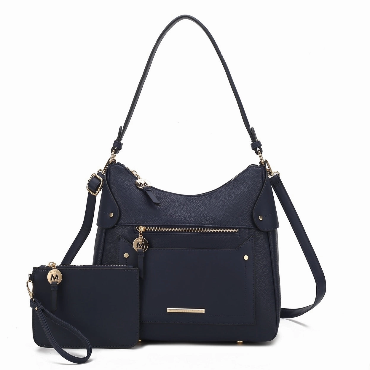 Mkfcollection Maeve Shoulder Bag And Set Vegan Leather Designer Handbag