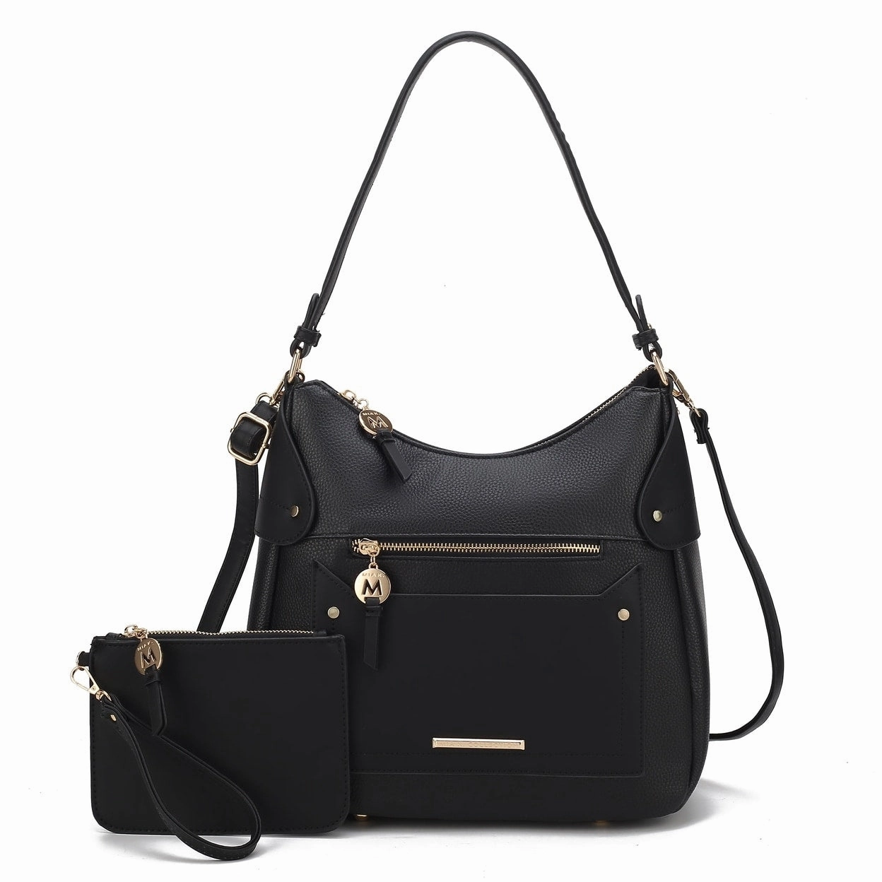 Mkfcollection Maeve Shoulder Bag And Set Vegan Leather Designer Handbag