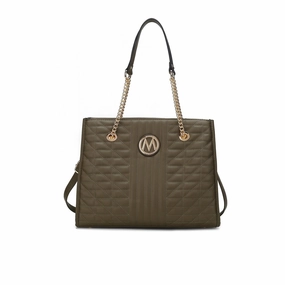 Mkfcollection Makenna Shoulder Bag Vegan Leather Designer Handbag